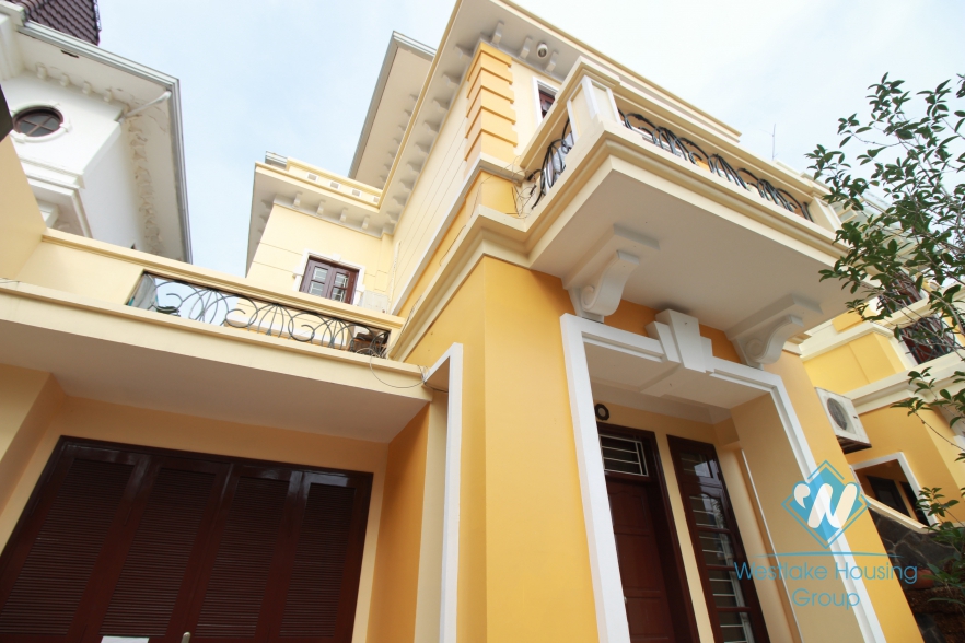 Cosy  house available for lease in block D, Ciputra compound, Tay Ho district, Hanoi